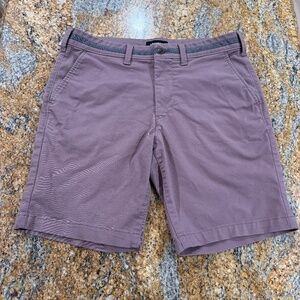 Express men’s slim above the knee purple cotton shorts #menshorts